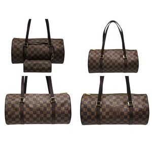 Louis Vuitton brown Papillon Damier handbag canvas